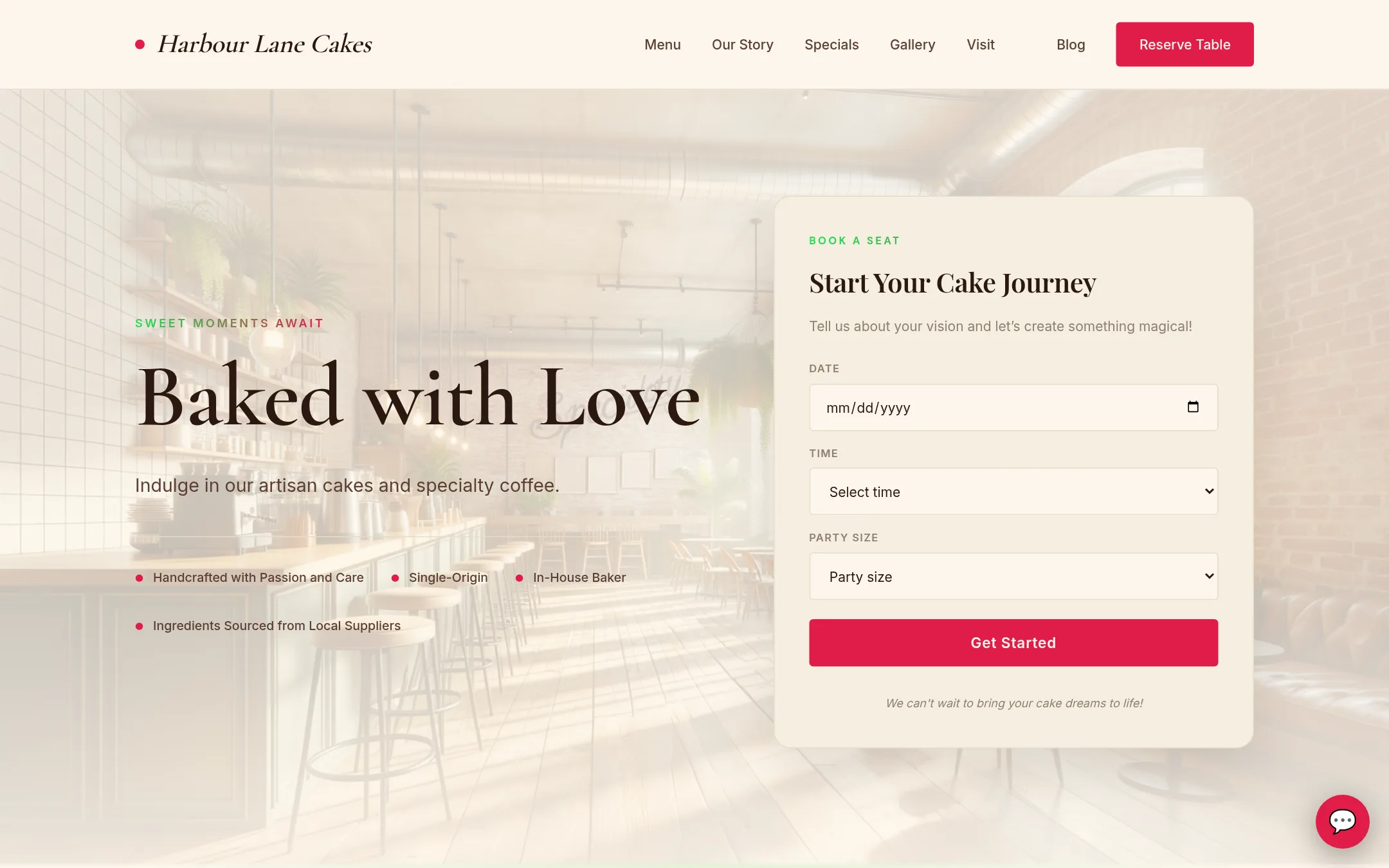 A site Arthur built from a two-minute brief, published on its own subdomain.